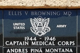 Ellis V Browning MD